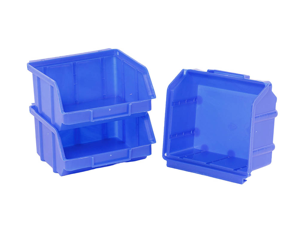 sichtlagerkasten größe 2 rot | werkstattbox | stapelbox 167x102x76 mm (kopie)