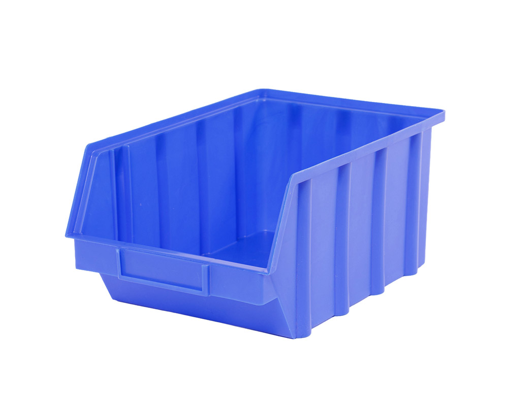 sichtlagerkasten größe 2 blau | werkstattbox | stapelbox 167x102x76 mm