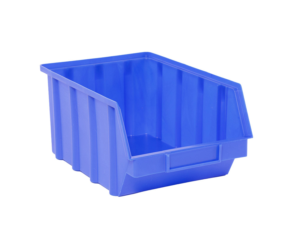 sichtlagerkasten größe 2 blau | werkstattbox | stapelbox 167x102x76 mm