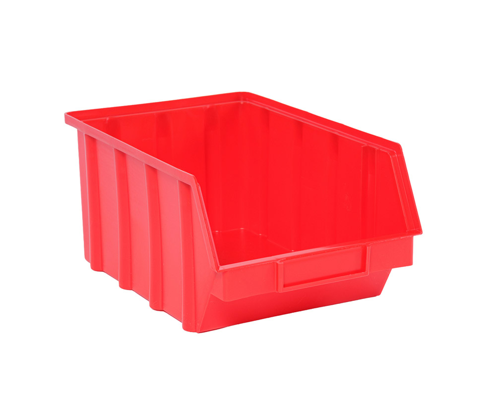 sichtlagerkasten größe 2 rot | werkstattbox | stapelbox 167x102x76 mm (kopie)
